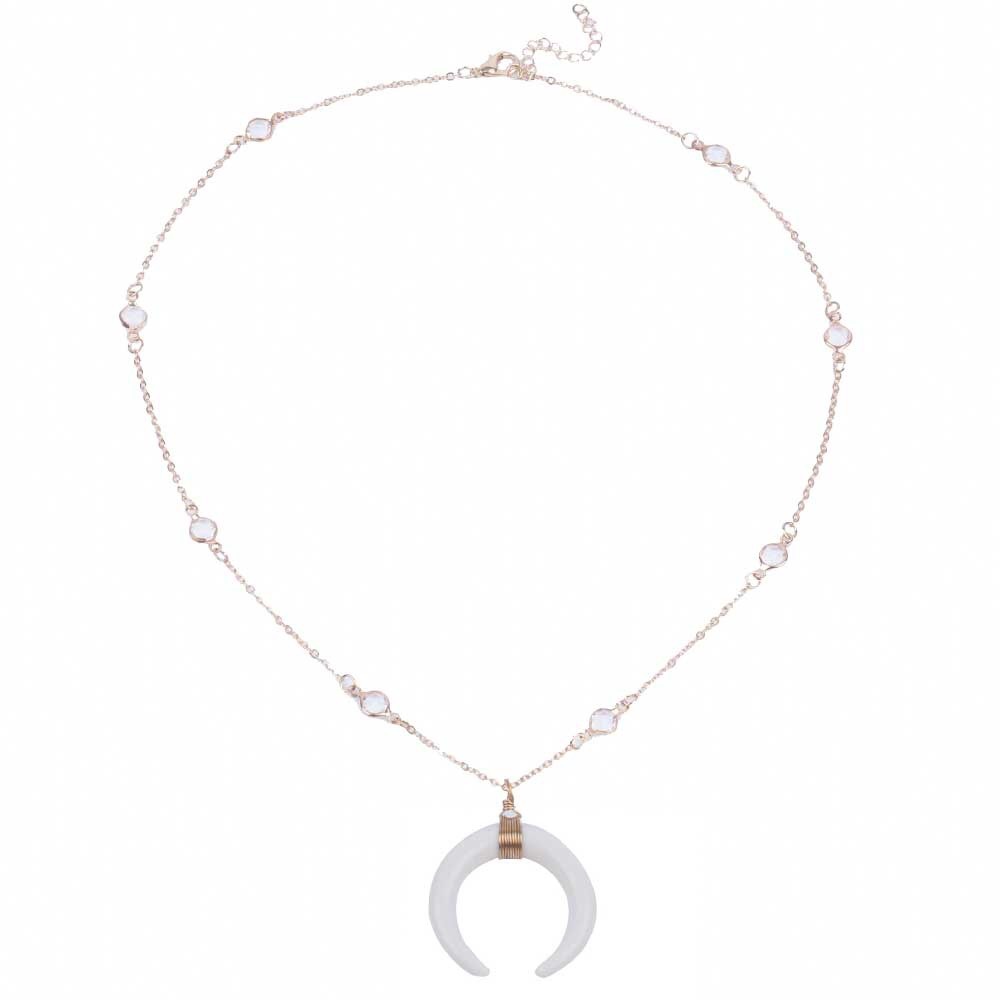 3 for $25⚡️crescent moon horn necklace - Picture 3 of 8